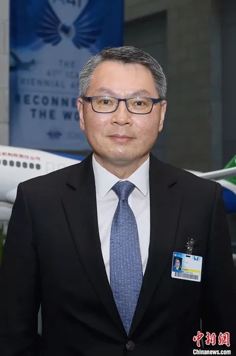 图为9月30日,廖志勇在国际民航组织总部内留影。 <a target='_blank' href='/'>中新社</a>记者 余瑞冬 摄 图片